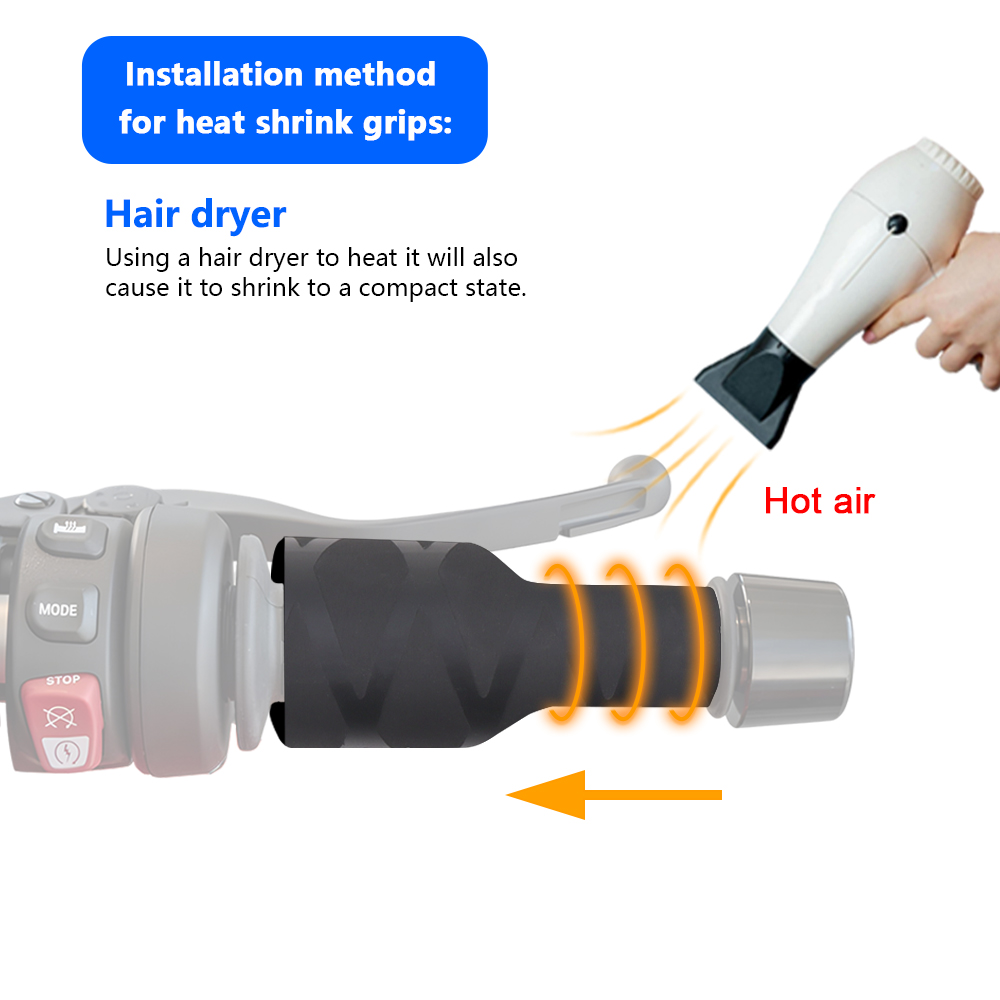 مقابض مطاطية حرارية قابلة للان - مراجعة Handlebar Grip Heated وسعره