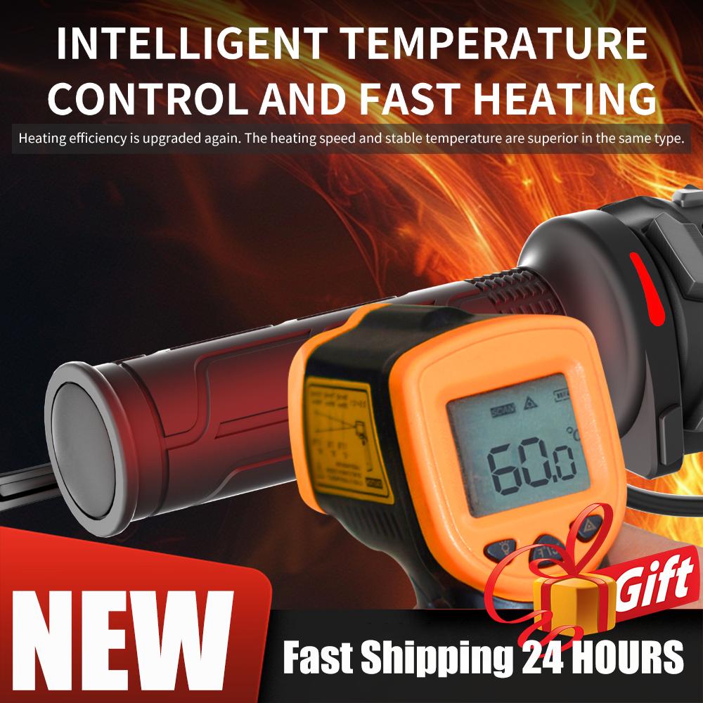 تيار مستمر 12 فولت دراجة نارية - مراجعة Handlebar Grip Heated وسعره