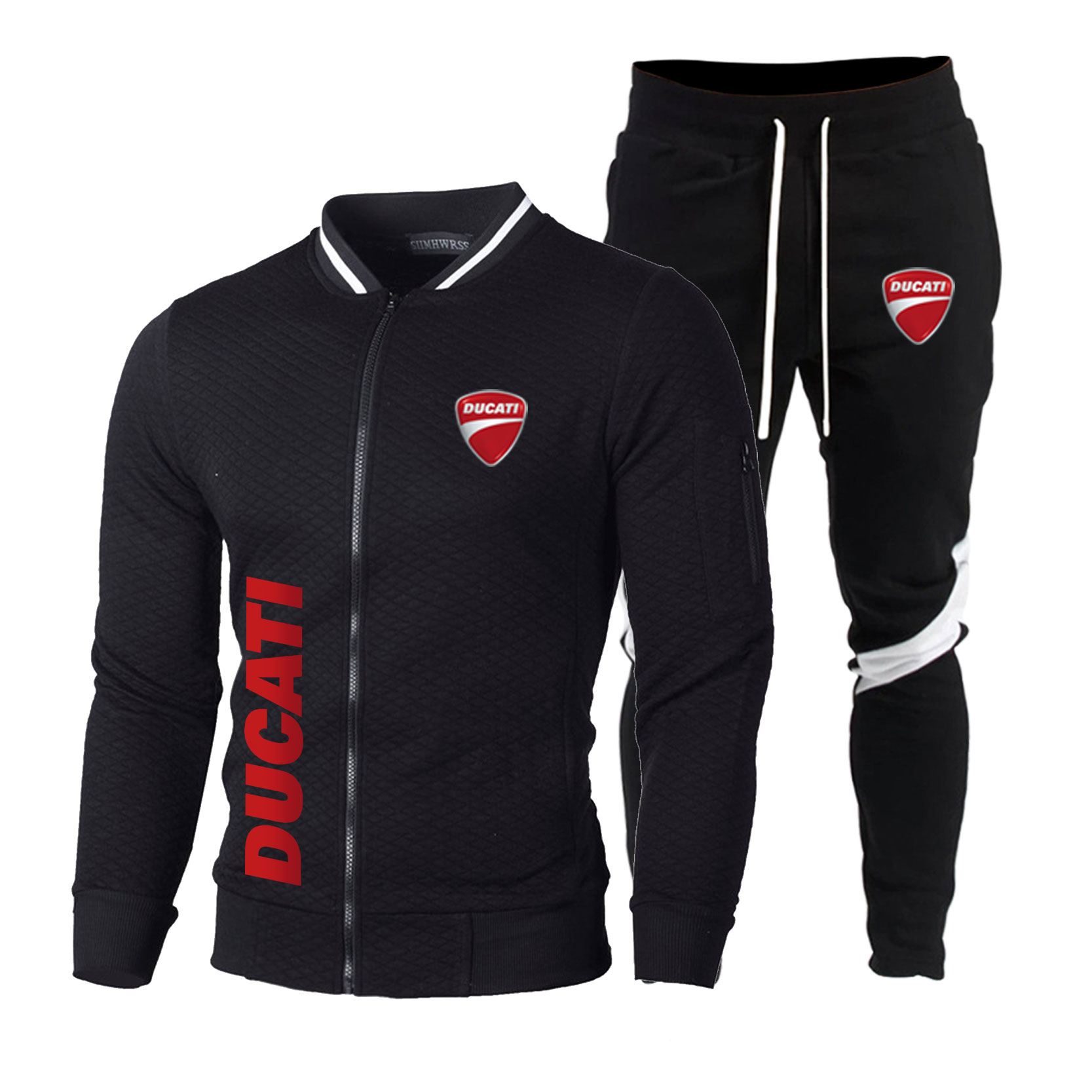 طقم رجالي مكون من سترة بيسبول  - مراجعة Motorcycle Gear Mens وسعره